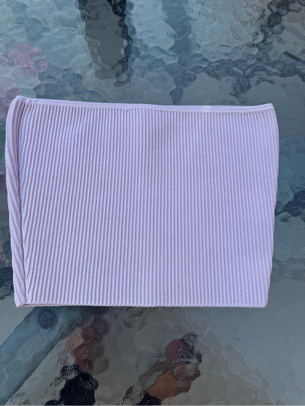 Aritzia Lavender Ribbed Tube Shirt - Women's Shirt
